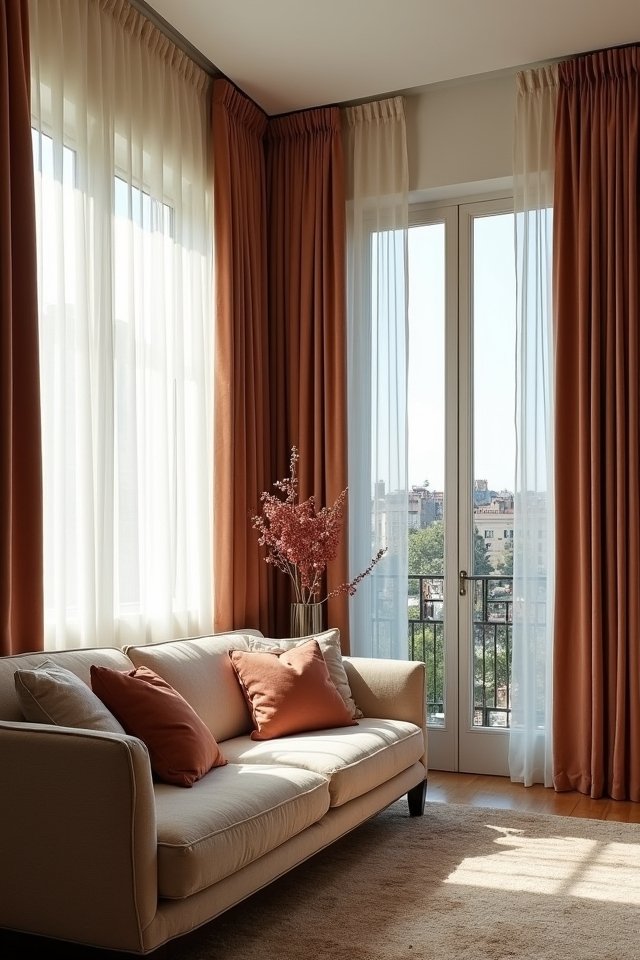 bold floor to ceiling drapes