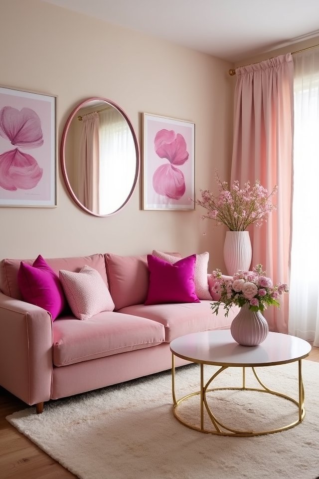 bold fuchsia art transformations