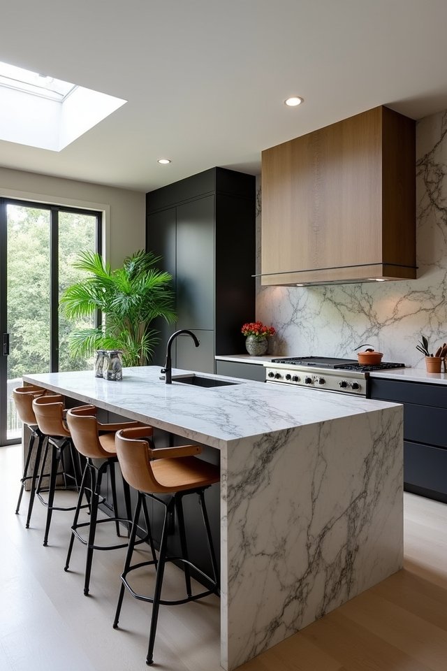 bold functional kitchen centerpiece