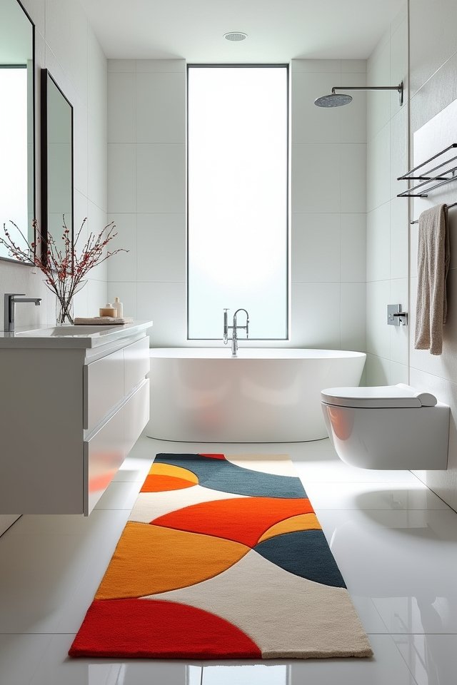 bold geometric bathroom designs