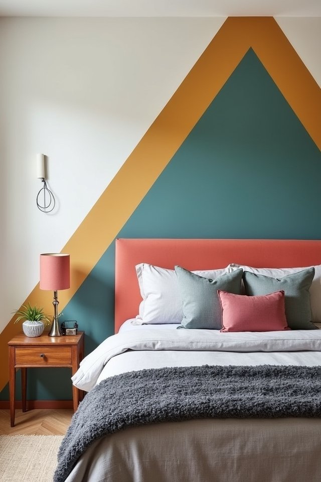 bold geometric patterns energize spaces