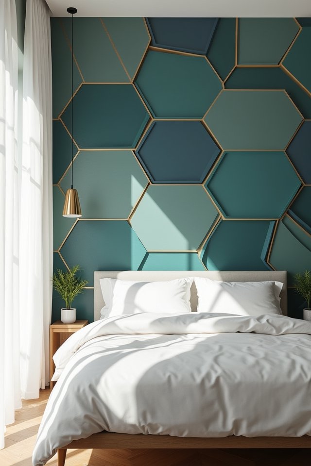 bold geometric wall designs