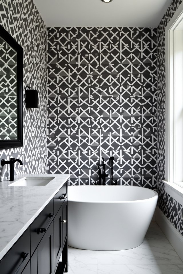 bold graphic wallpaper transformations