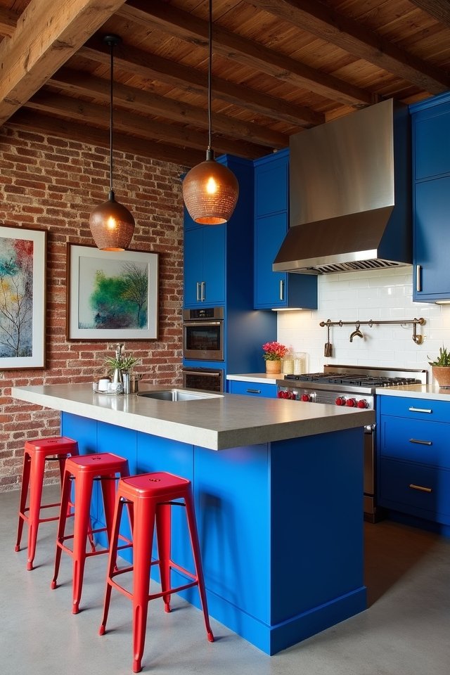 bold industrial color transformation