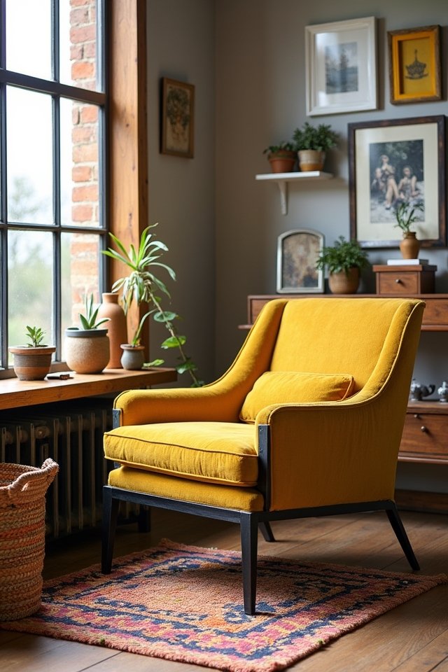 bold industrial comfort chair