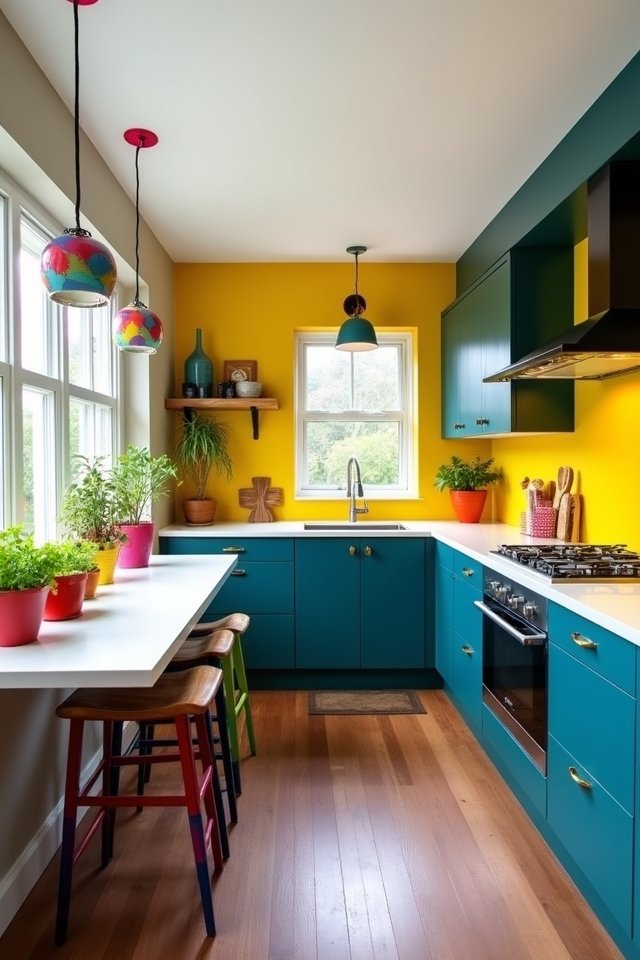bold kitchen color choices