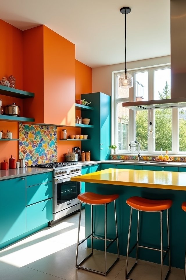 bold kitchen color inspiration