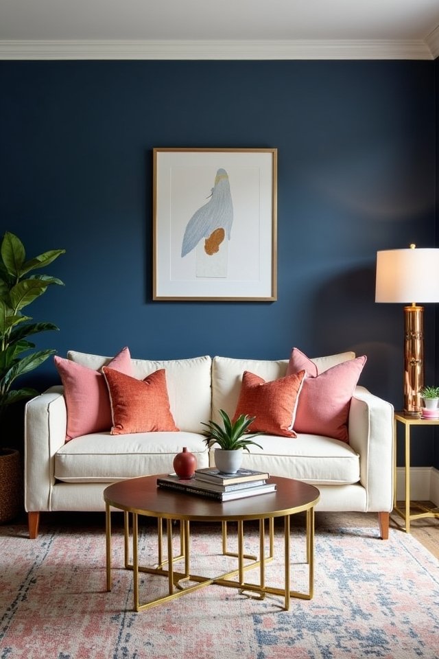 bold navy blue transformation