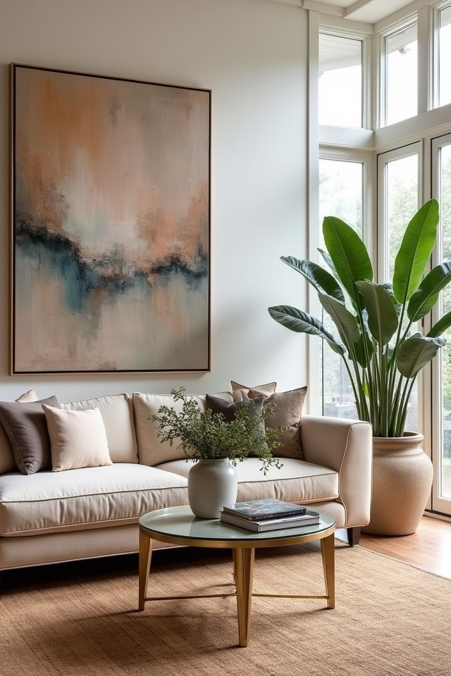 bold oversized wall art