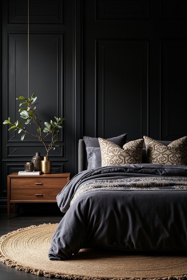 bold patterns enhance bedrooms