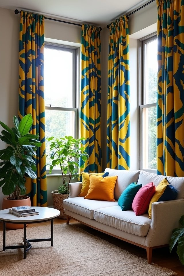 bold patterns enhance spaces
