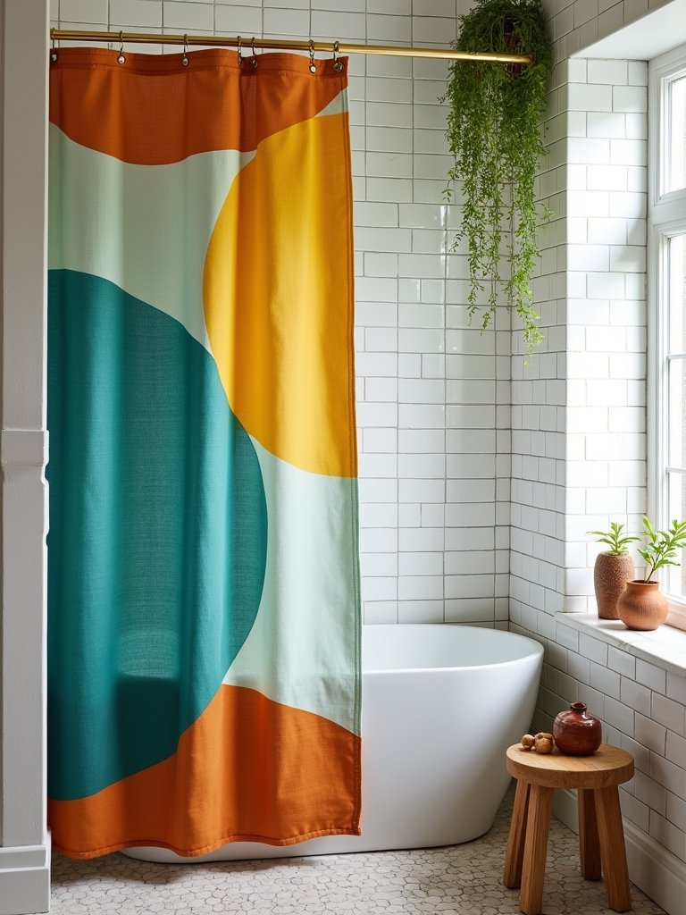 bold patterns transform bathrooms