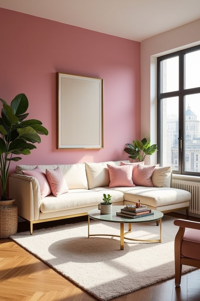 bold pink walls transform spaces