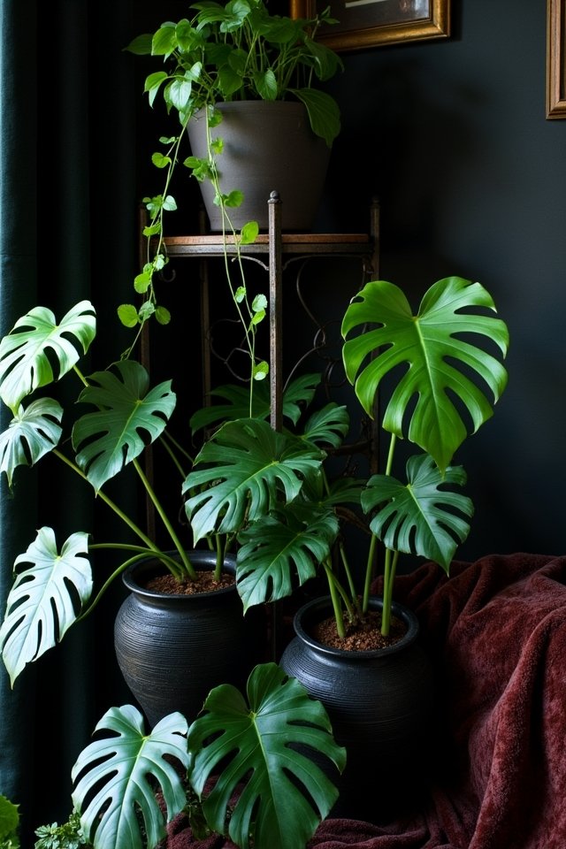 bold plants enhance decor