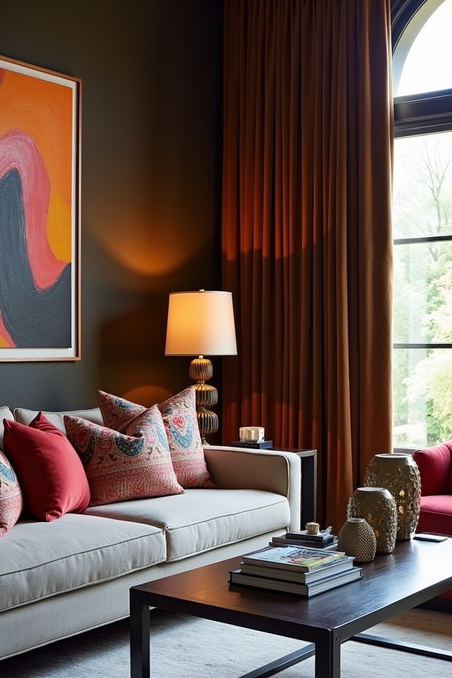 bold prints enhance velvet