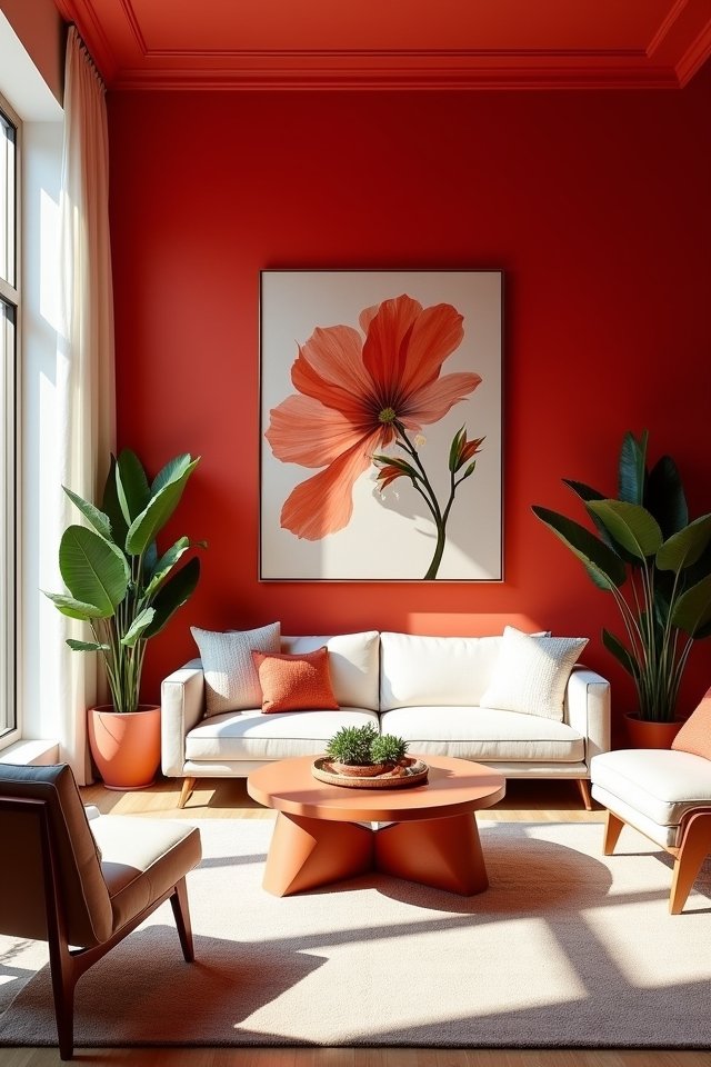 bold red wall transformations