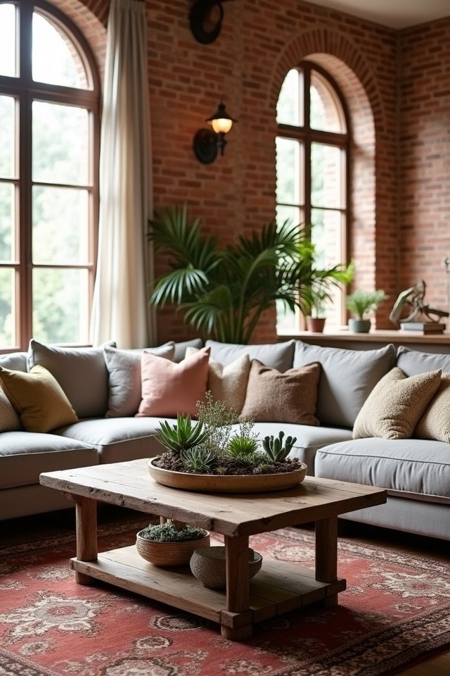 bold rustic character accents