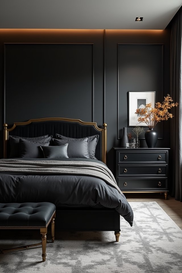 bold sophistication with black
