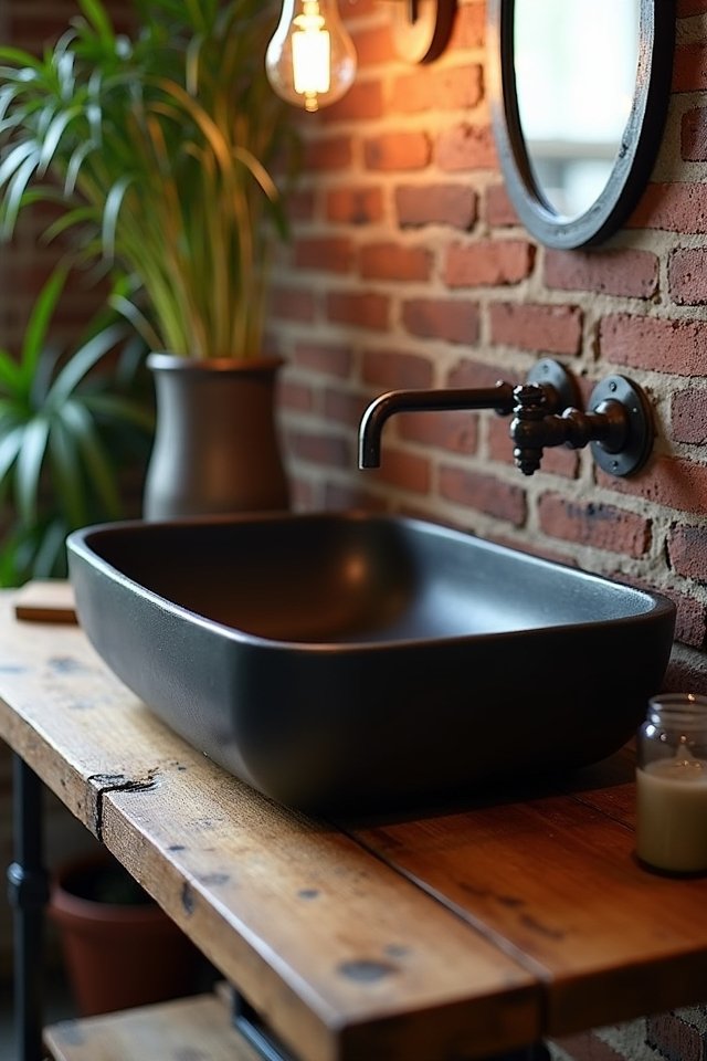 bold stylish industrial basins