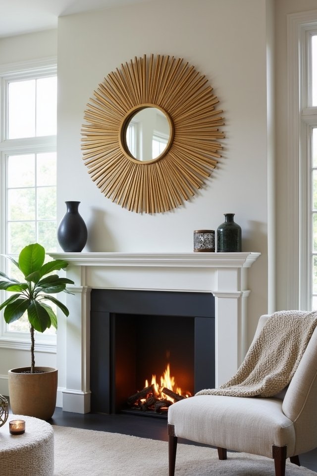 bold sunburst mirror statement
