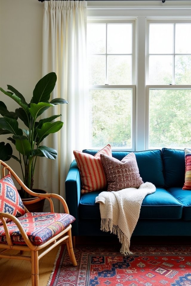 bold textiles transform spaces