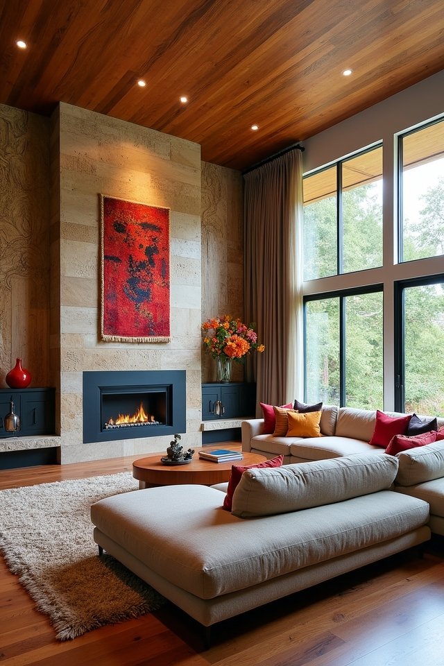 bold textured wall treatments