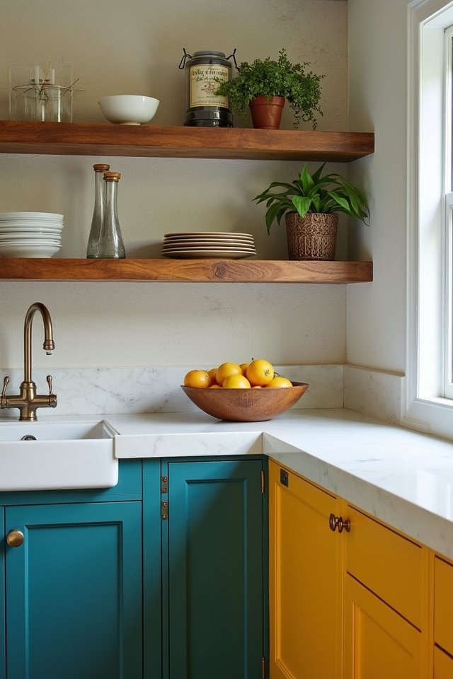 bold vibrant kitchen transformations