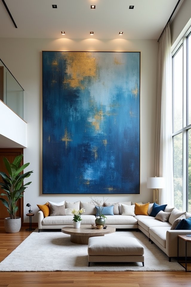 bold vibrant large scale art