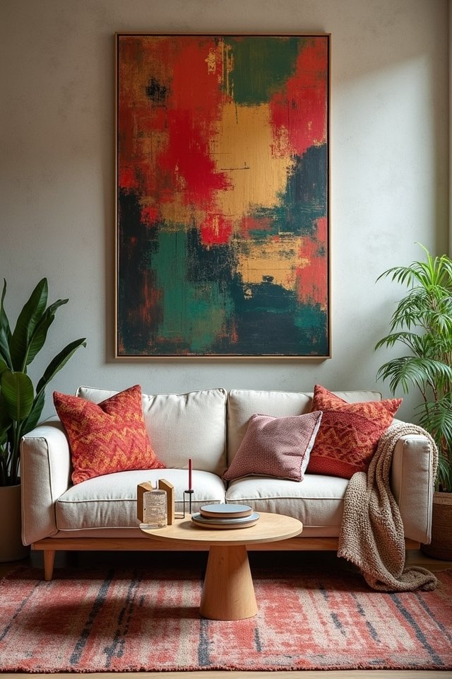 bold vibrant wall art