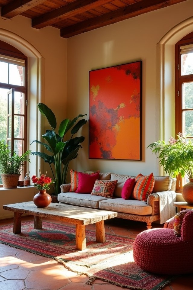 bold vibrant wall art