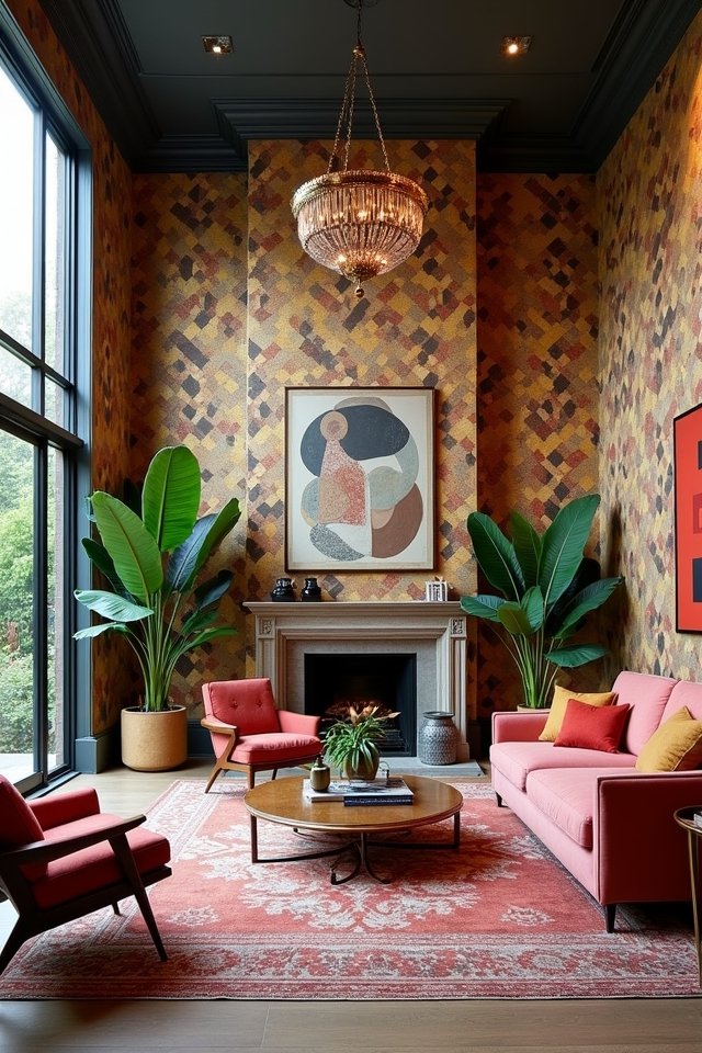 bold wallpaper transforms spaces