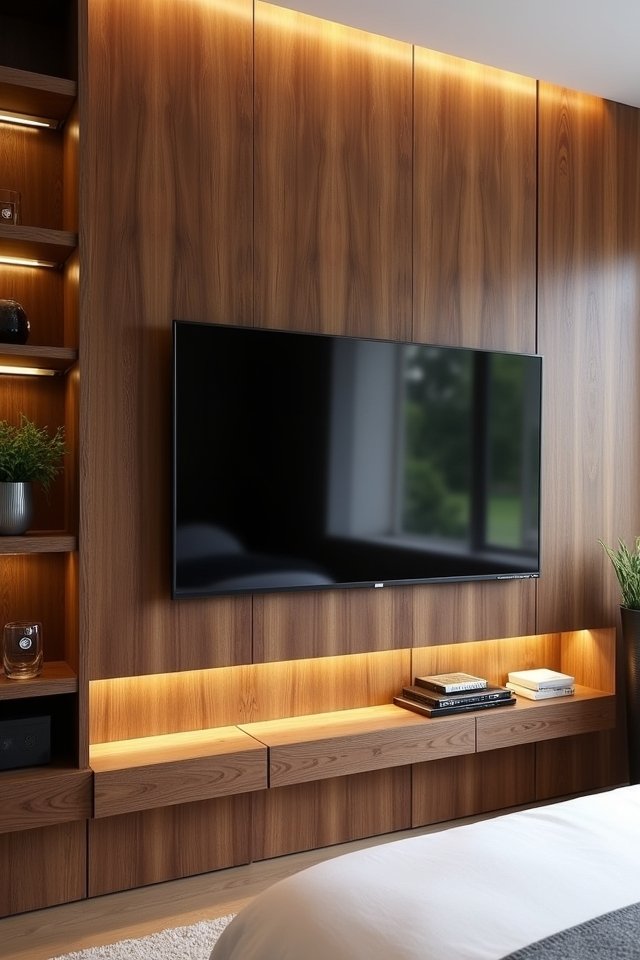 bold wood and metal contrast