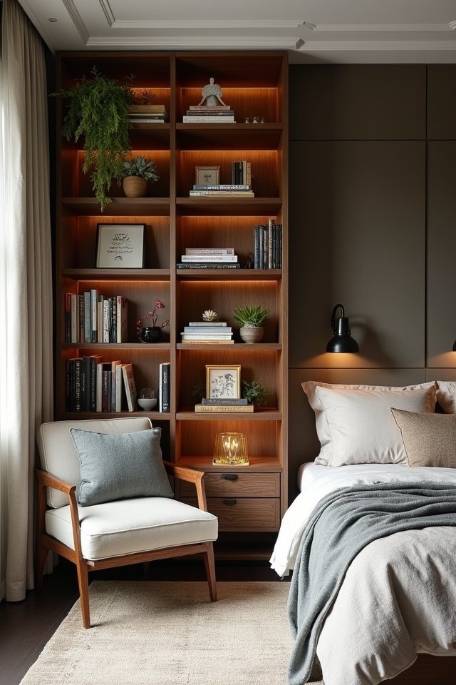 bookshelf room divider sanctuary