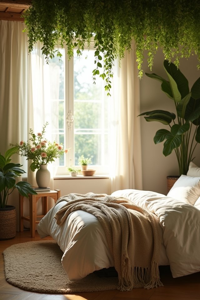 botanical bedroom design inspiration