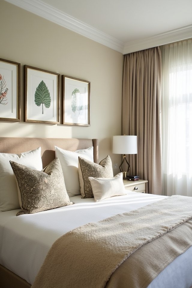 botanical illustrations enhance decor