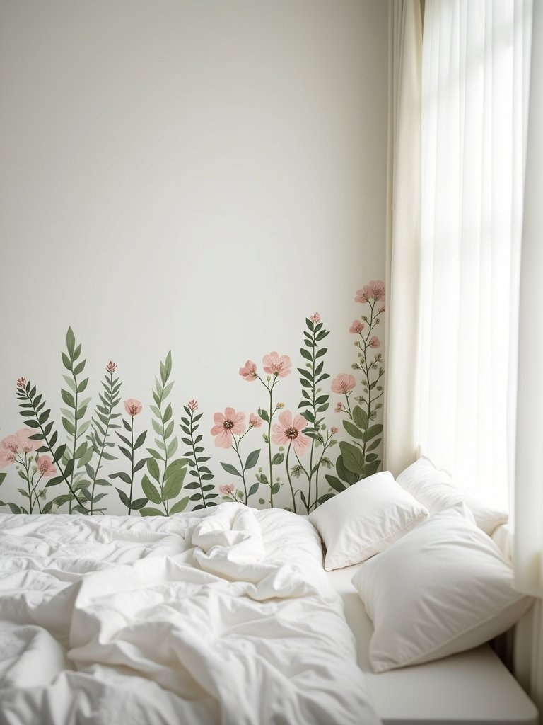 botanical wall art transformation