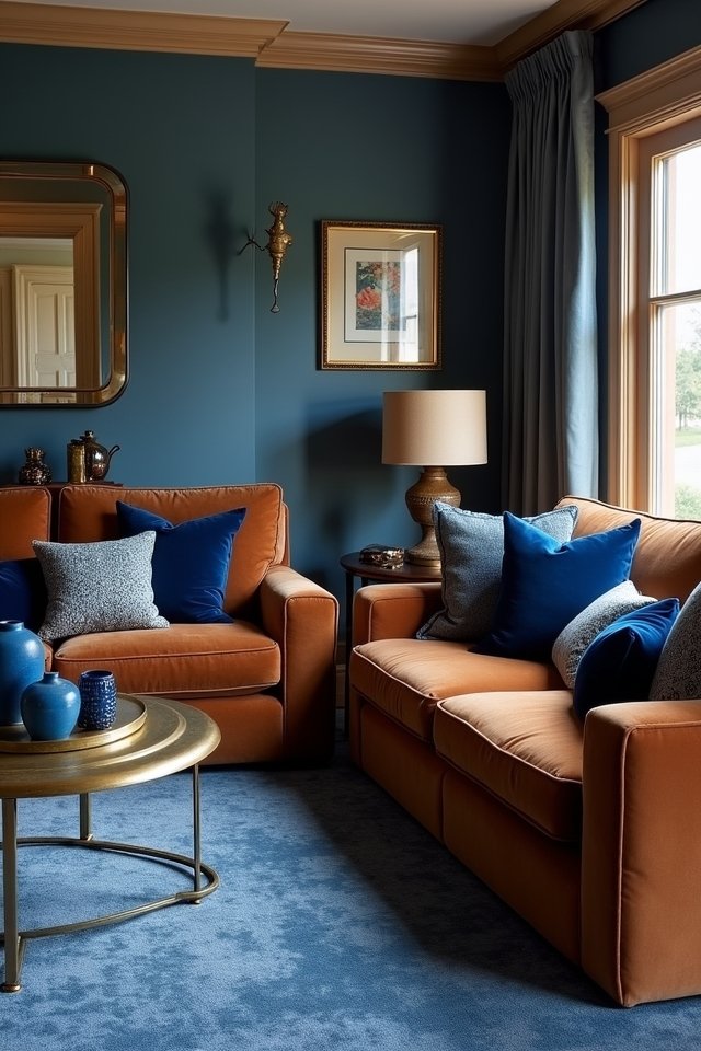 brass accents for elegance