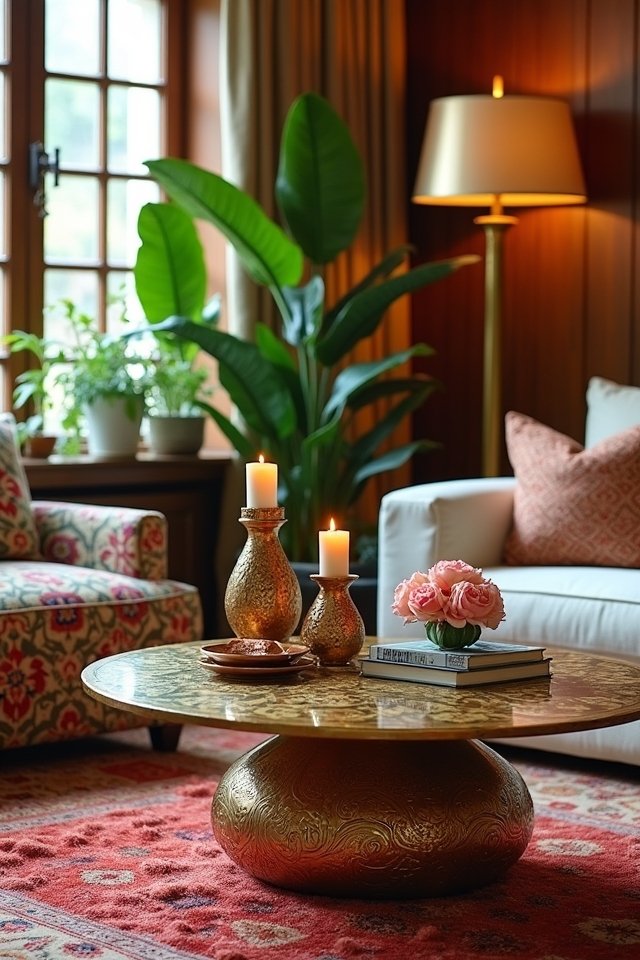 brass and copper elegance