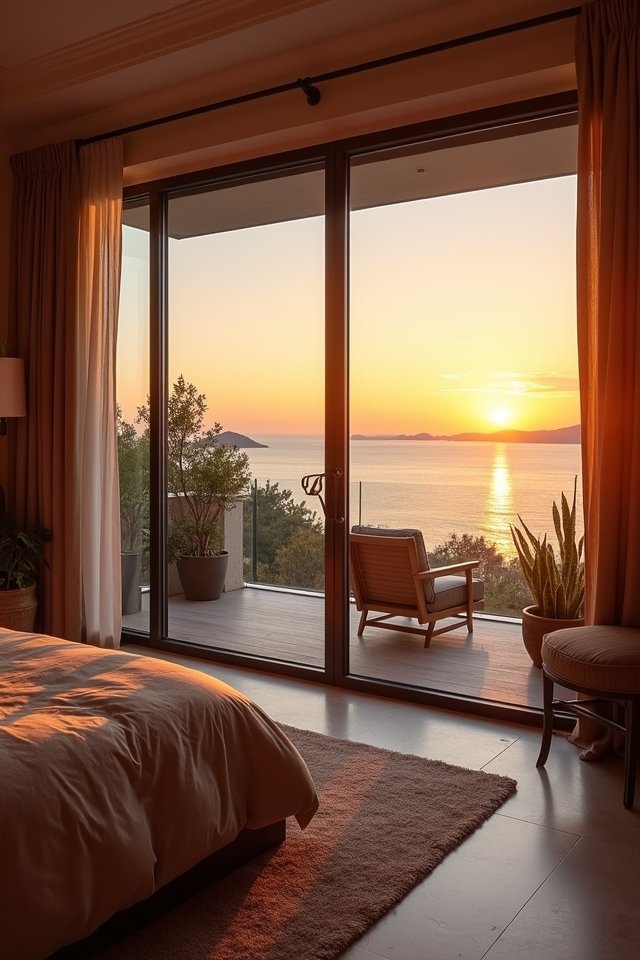 breathtaking sunset balcony views