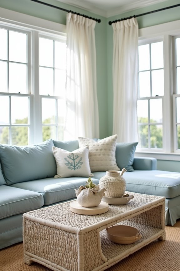 breezy coastal window treatments