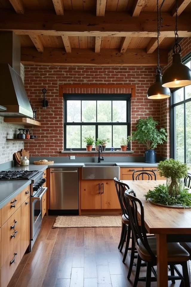 brick meets modern elegance