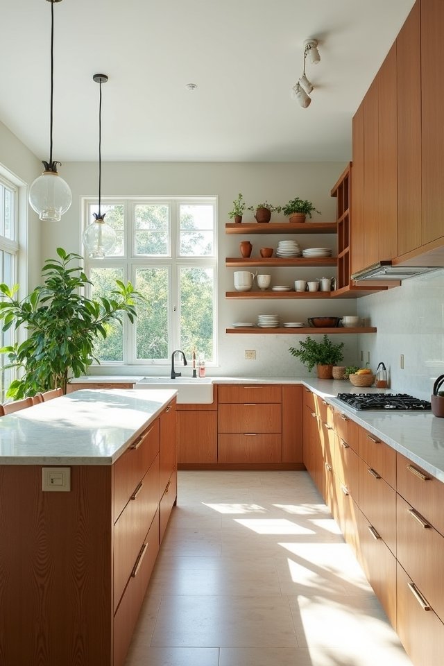 bright airy kitchen design