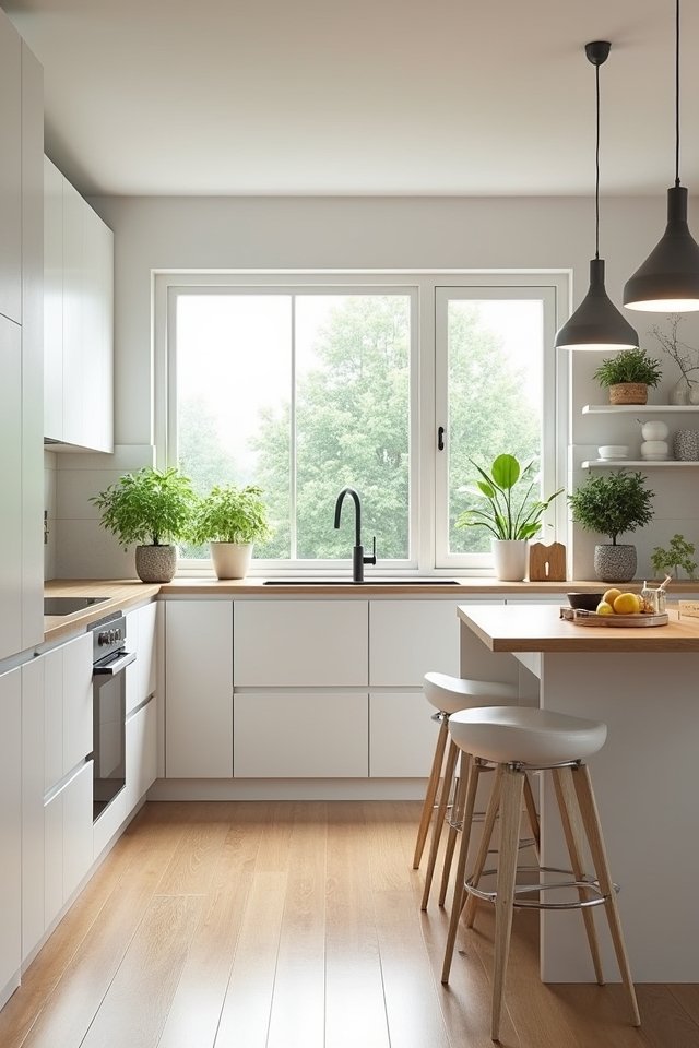 bright airy kitchen design