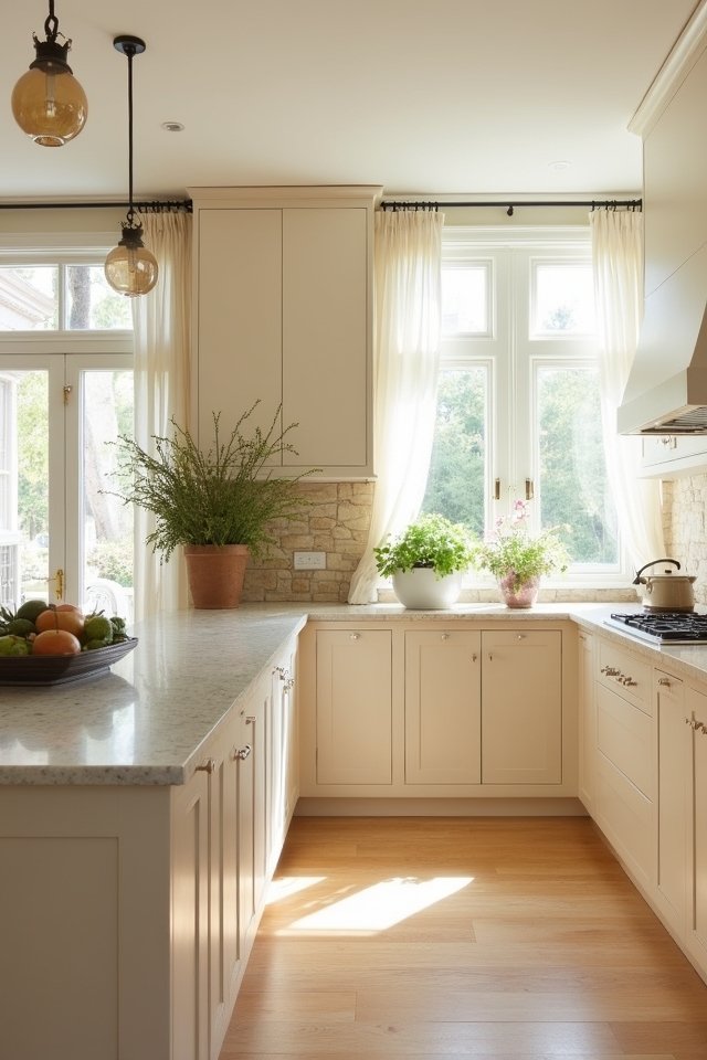 bright airy kitchen oasis