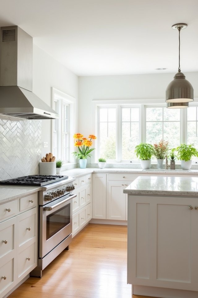 bright airy kitchen oasis