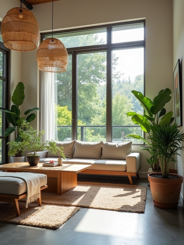 bright airy living spaces