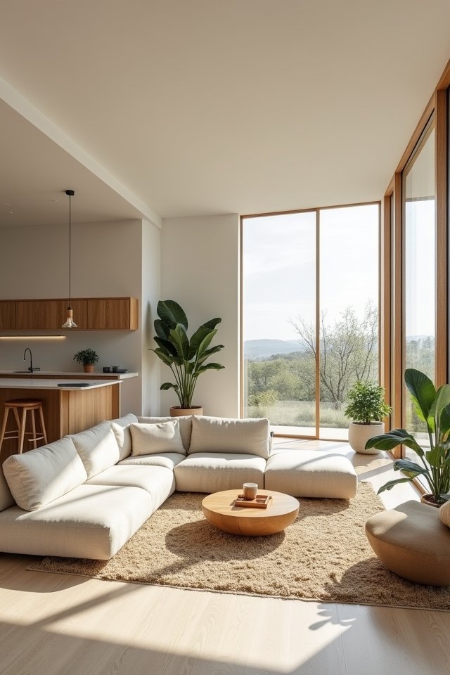 bright airy minimalist sanctuary