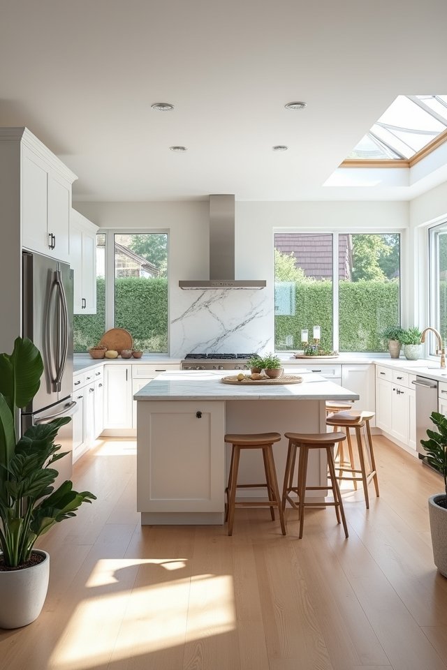 bright and airy kitchen