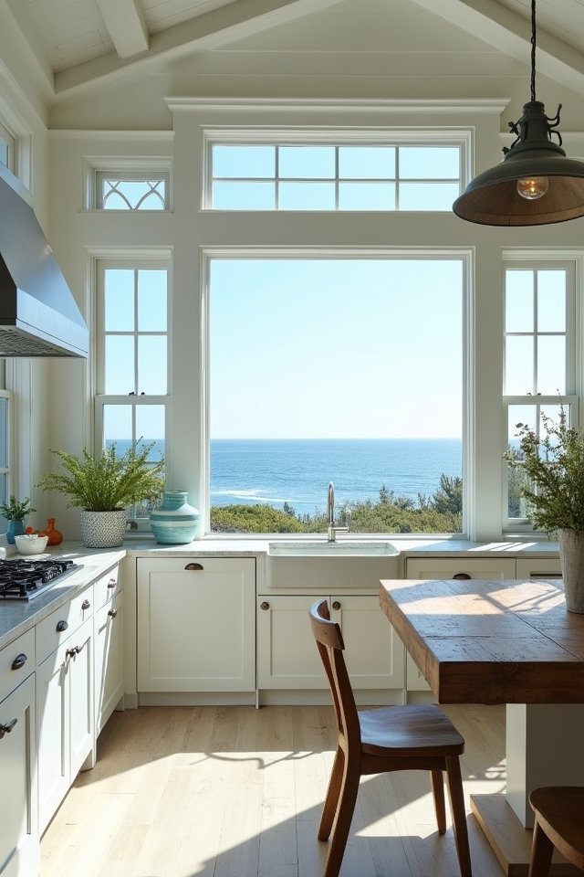 bright coastal kitchen paradise