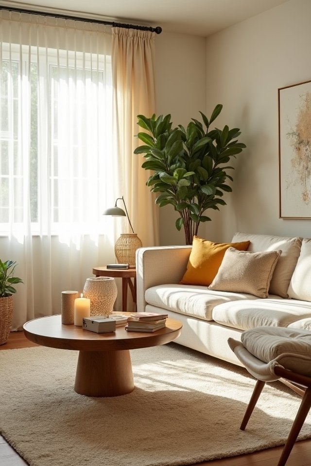 bright inviting cream walls